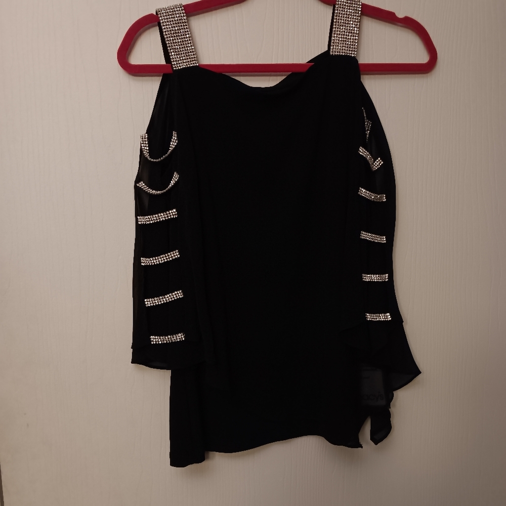 Gorgeous black crystal top